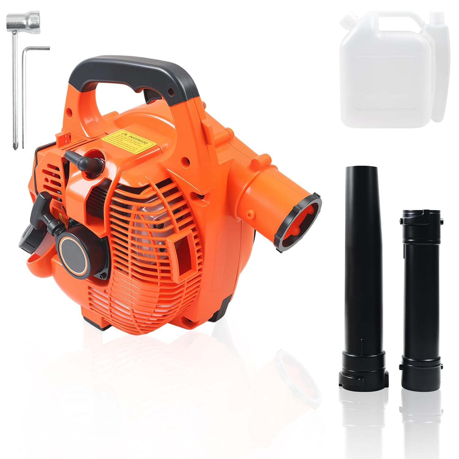 26cc 2 Stroke Handheld Petrol Leaf Blower with 2 Extension Tubes