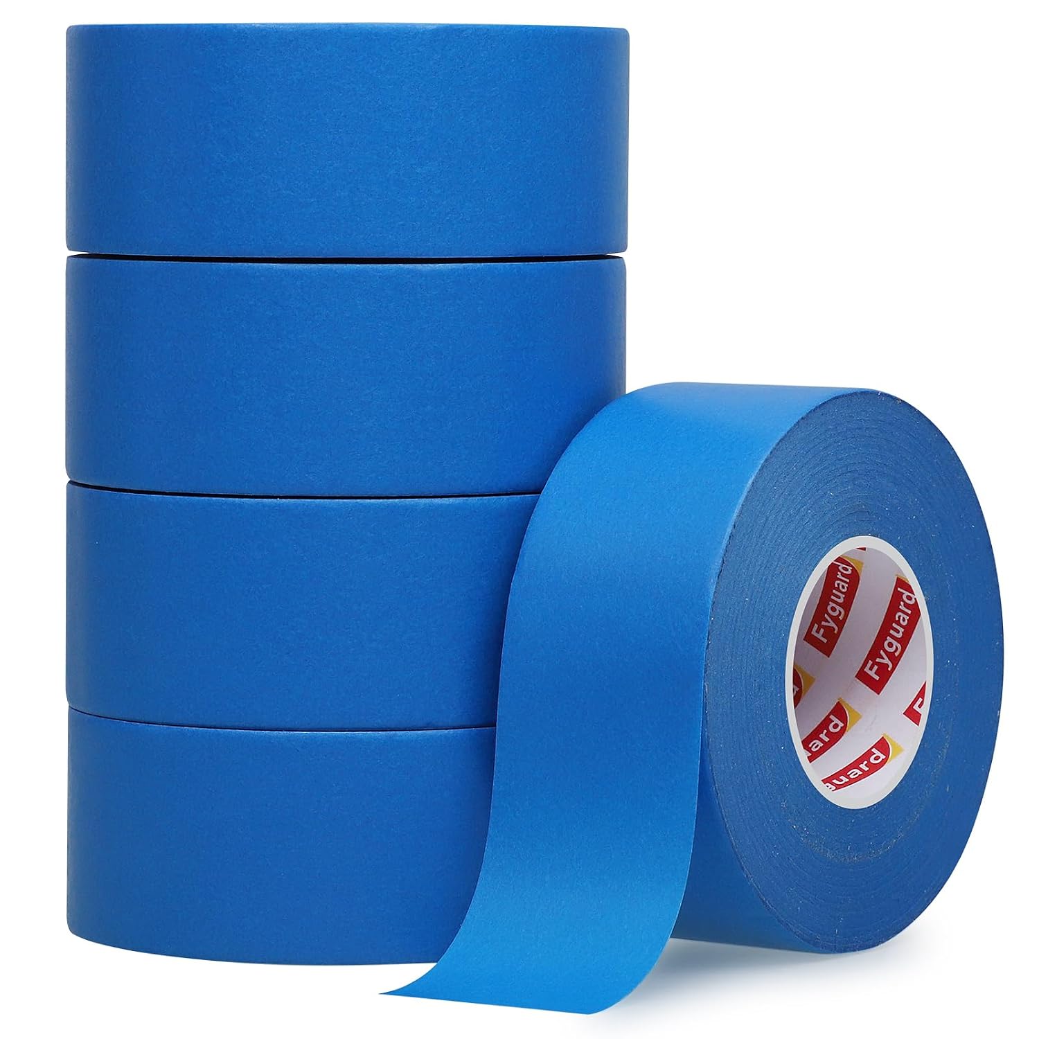 5 Rolls Painters Tape Blue, 36mm x 50m, UV & Heat Resistant