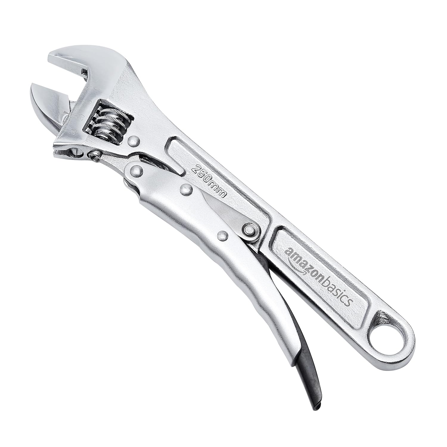 Amazon Basics 10 in (250 mm) Locking Adjustable Wrench