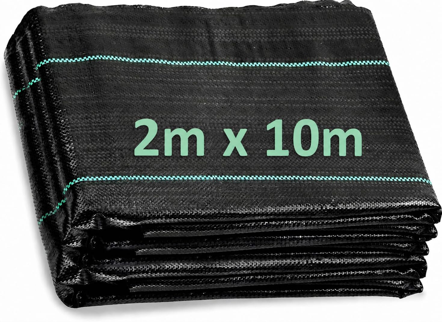 ANSIO Heavy Duty Weed Membrane 2m x 10m, Garden Weed Control Fabric