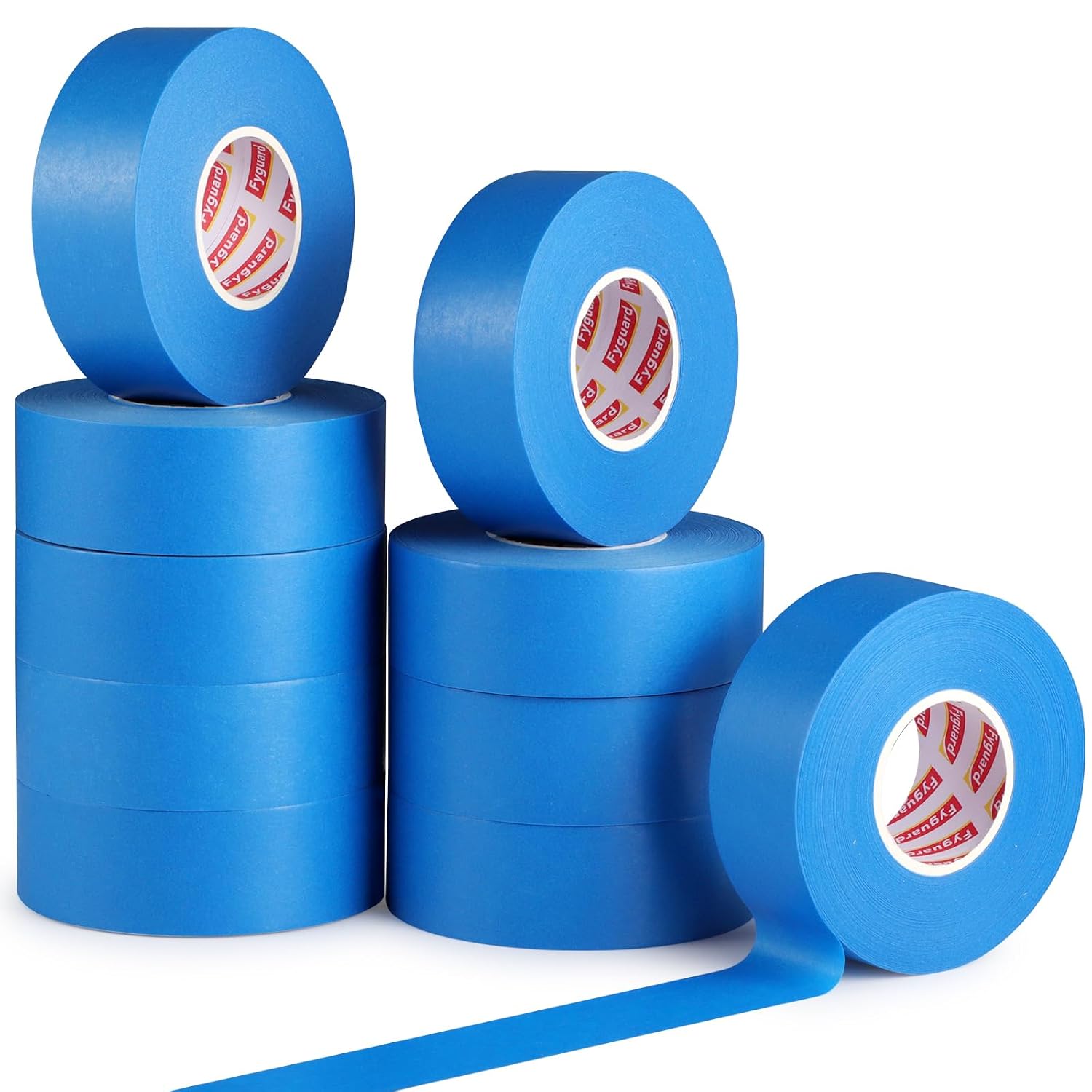 Blue Painters Tape 10 Rolls, 30mm x 50m, Clean Removal