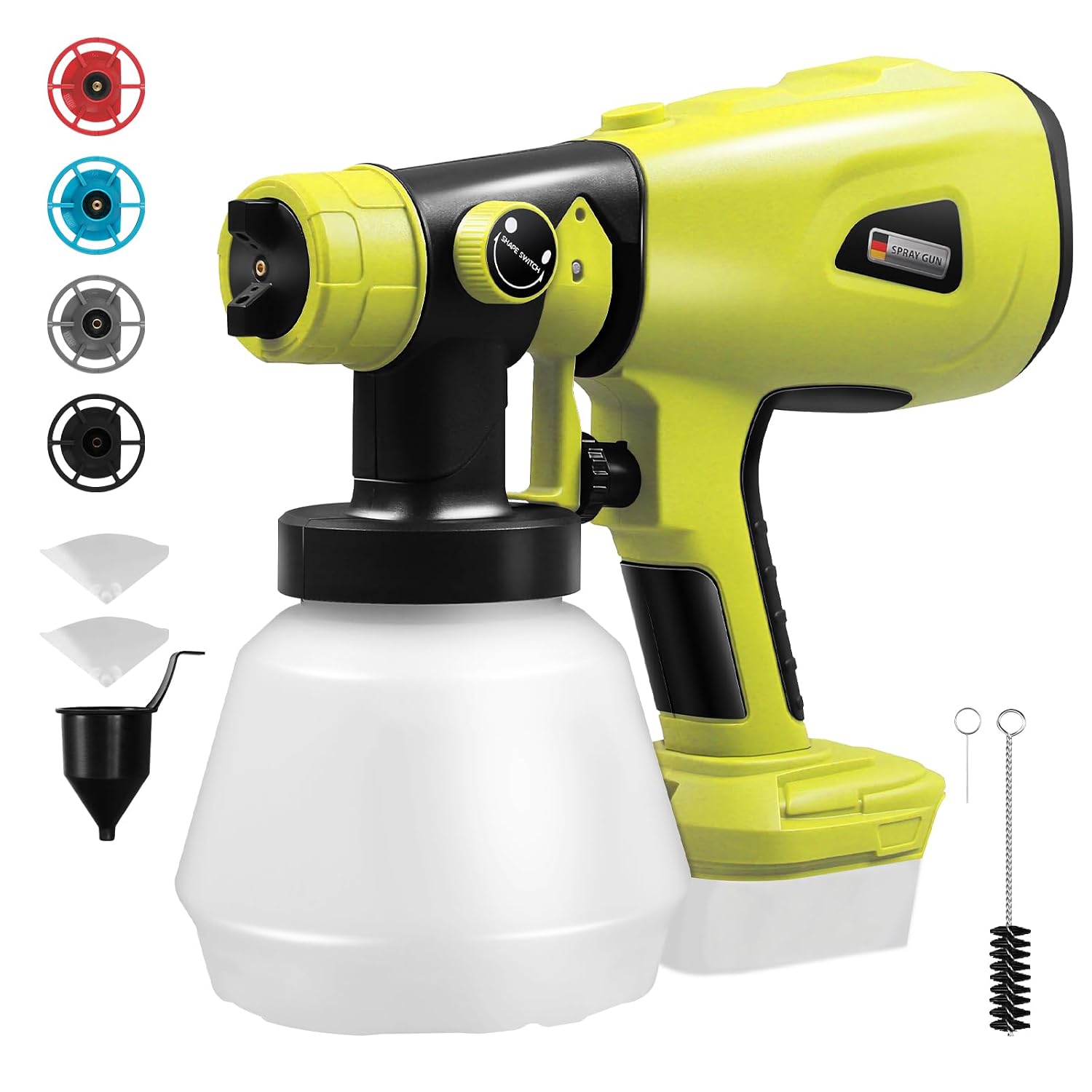 Cordless Paint Sprayer Compatible with Ryobi 18V Batteries