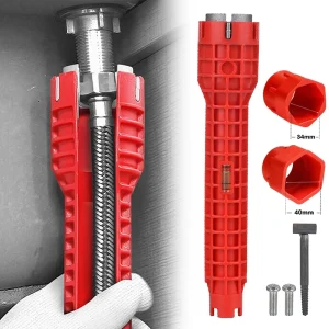 Multifunktionale Anti-slip Klempner Schlüssel Reparatur Sanitär Werkzeug Gerinne Waschbecken Schlüssel Werkzeuge Sanitär Rohr Schlüssel Bad Werkzeug Sets - AliExpress 1420