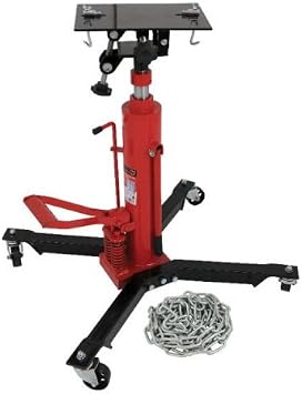 Neilsen CT2421-0.5 Ton Vertical Transmission Jack, Adjustable Height 850–1750mm, 500kg Capacity, Heavy-Duty Lifting Tool for Gearbox and Transmission Removal or Installation