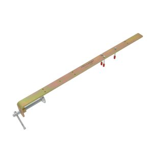 Neilsen CT6243 Bricklaying Profile Clamp External Large Nail-On (450mm) - Zinc-Plated Steel, Superior Corrosion Resistance, for 40mm, 50mm, 50.8mm Profiles