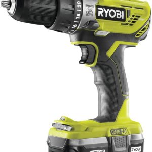 Ryobi R18PD3-113G 18V ONE+ Cordless Compact Combi Drill Starter Kit (1 x 1.3Ah)
