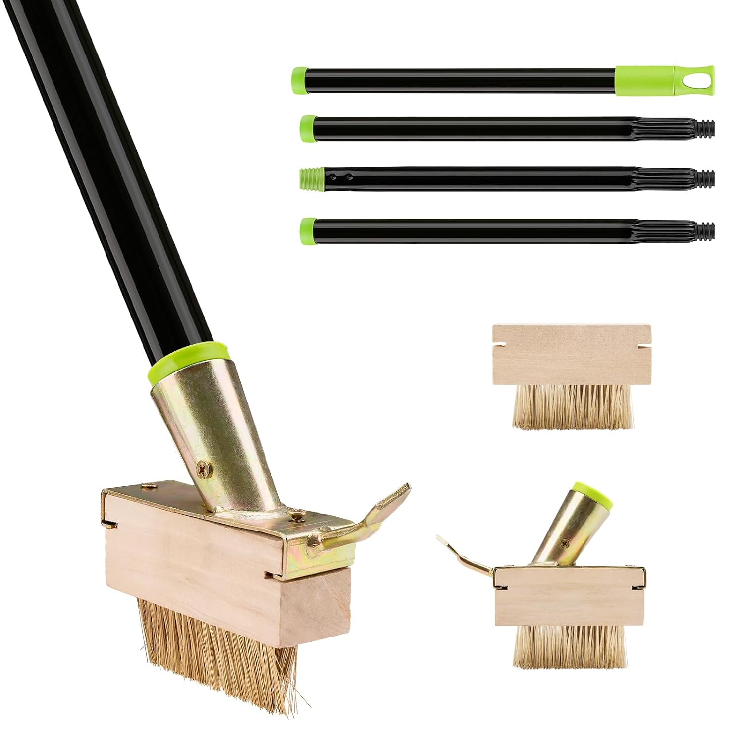 Sbestily Weed Remover Tool Long Handle Wire Brush Scraper for Patio Paving
