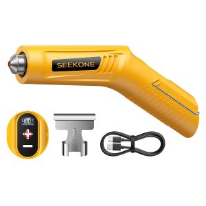 SEEKONE Cordless Mini Heat Gun, 4-Temp Settings with for 3D Printing Crafts
