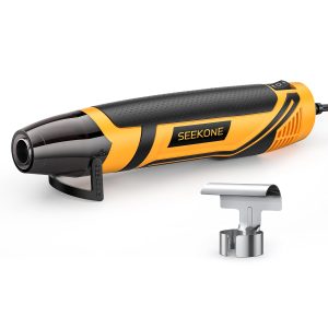 SEEKONE Mini Heat Gun 2 Temp 260℃/450℃, 350W Handheld Hot Air Gun Tool DIY