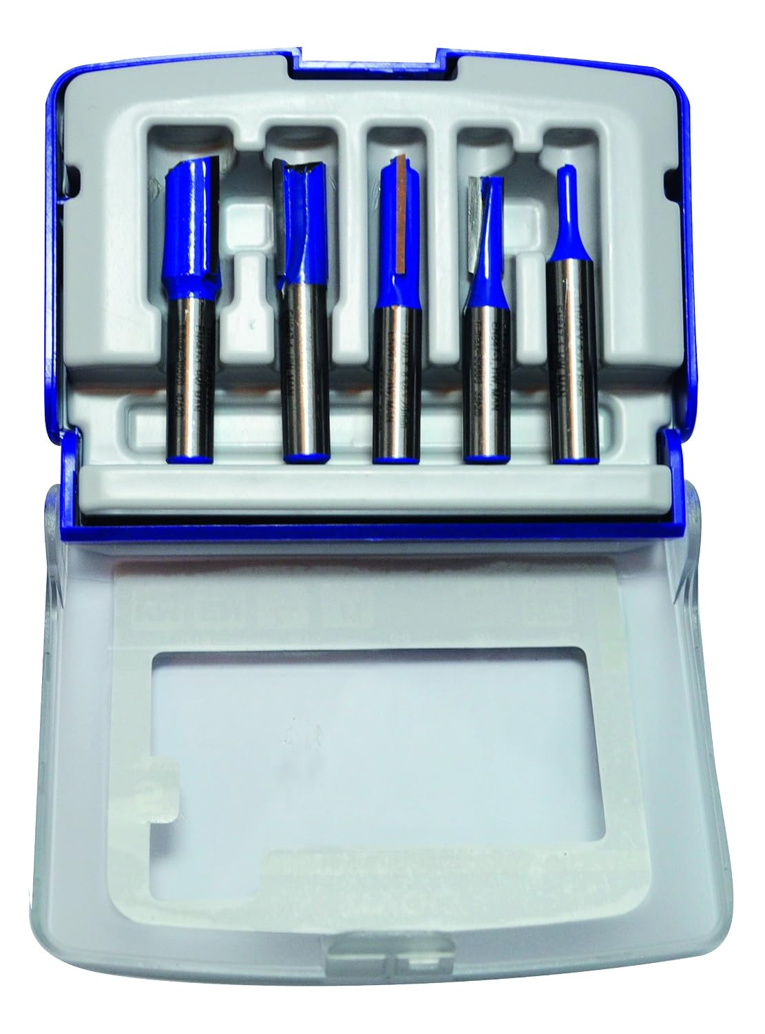 Tivoly xt606470001 Grey Straight Router Cutter, Strawberries, Set of 5 Pieces