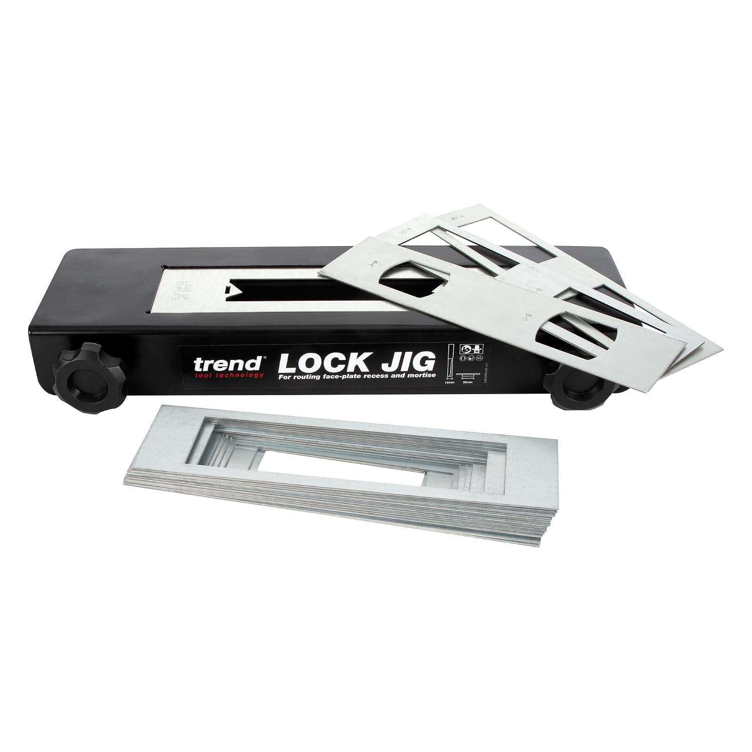 Trend Adjustable Lock Jig for 34mm-58mm Doors, Quick-Release Clamps